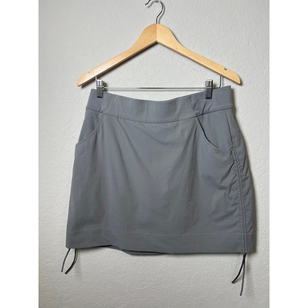 Women's Columbia Gray Double Tie Athletic Skort Size L